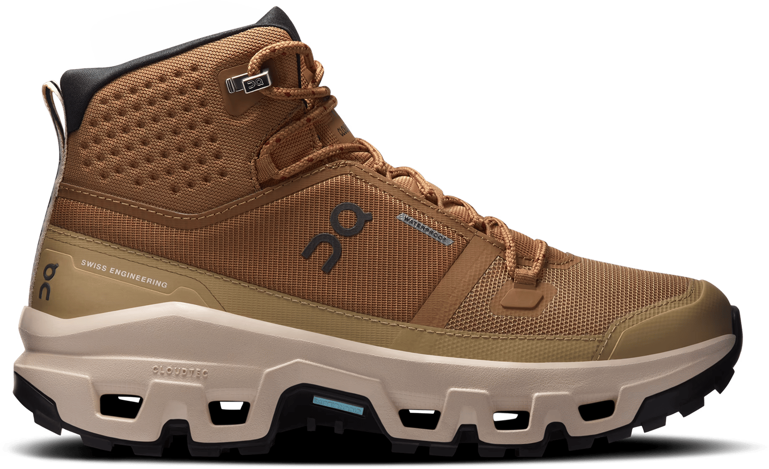 On Women's Cloudrock Mid Waterproof Sphinx-sand
