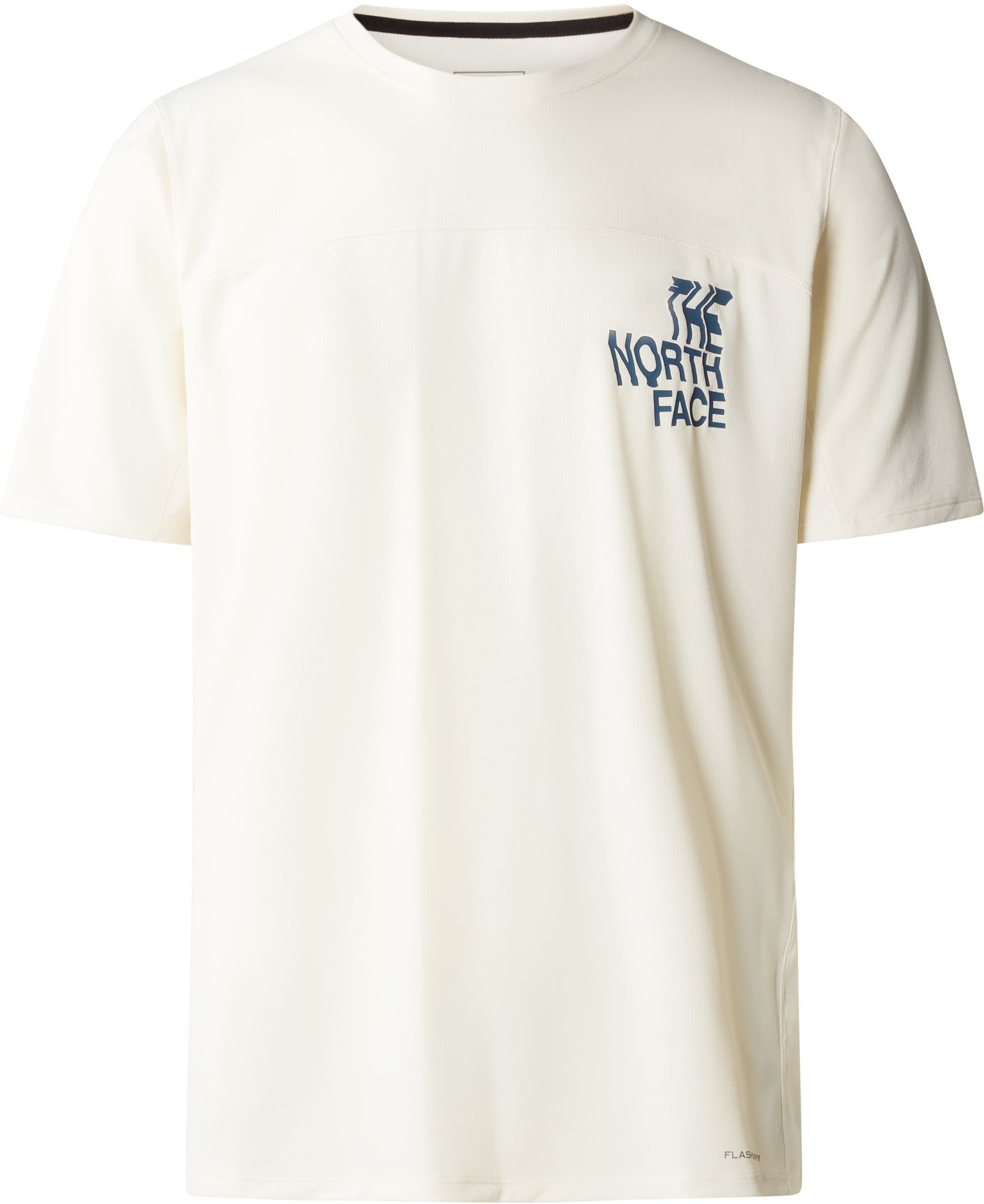The North Face Men's Sunriser Short Sleeve White Dune/Shady Blue