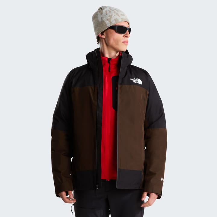 The North Face Men's Mountain Light GORE-TEX Triclimate 3-in-1 Jacket Dark Chestnut/TNF Black The North Face