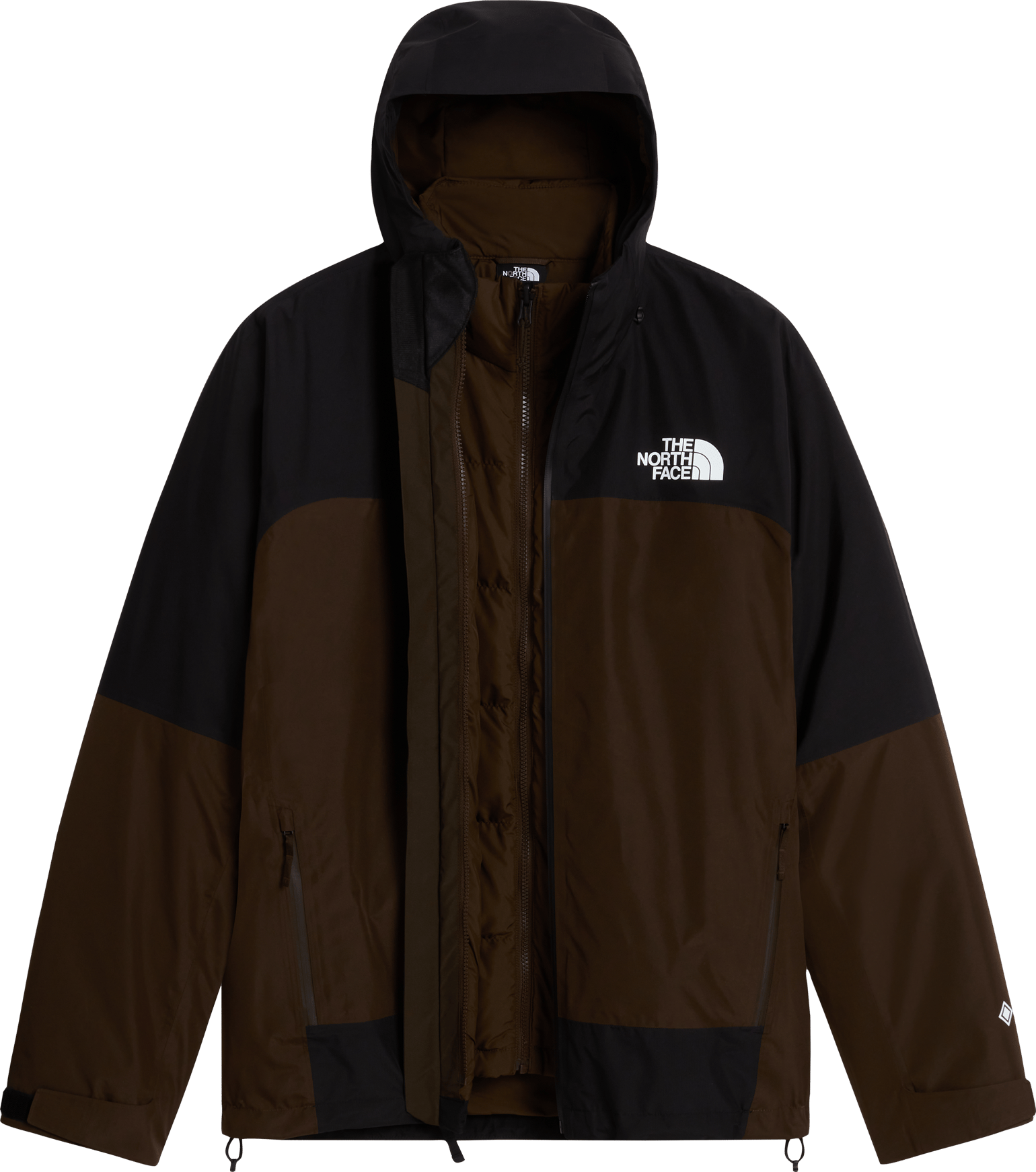 The North Face Men's Mountain Light GORE-TEX Triclimate 3-in-1 Jacket Dark Chestnut/TNF Black
