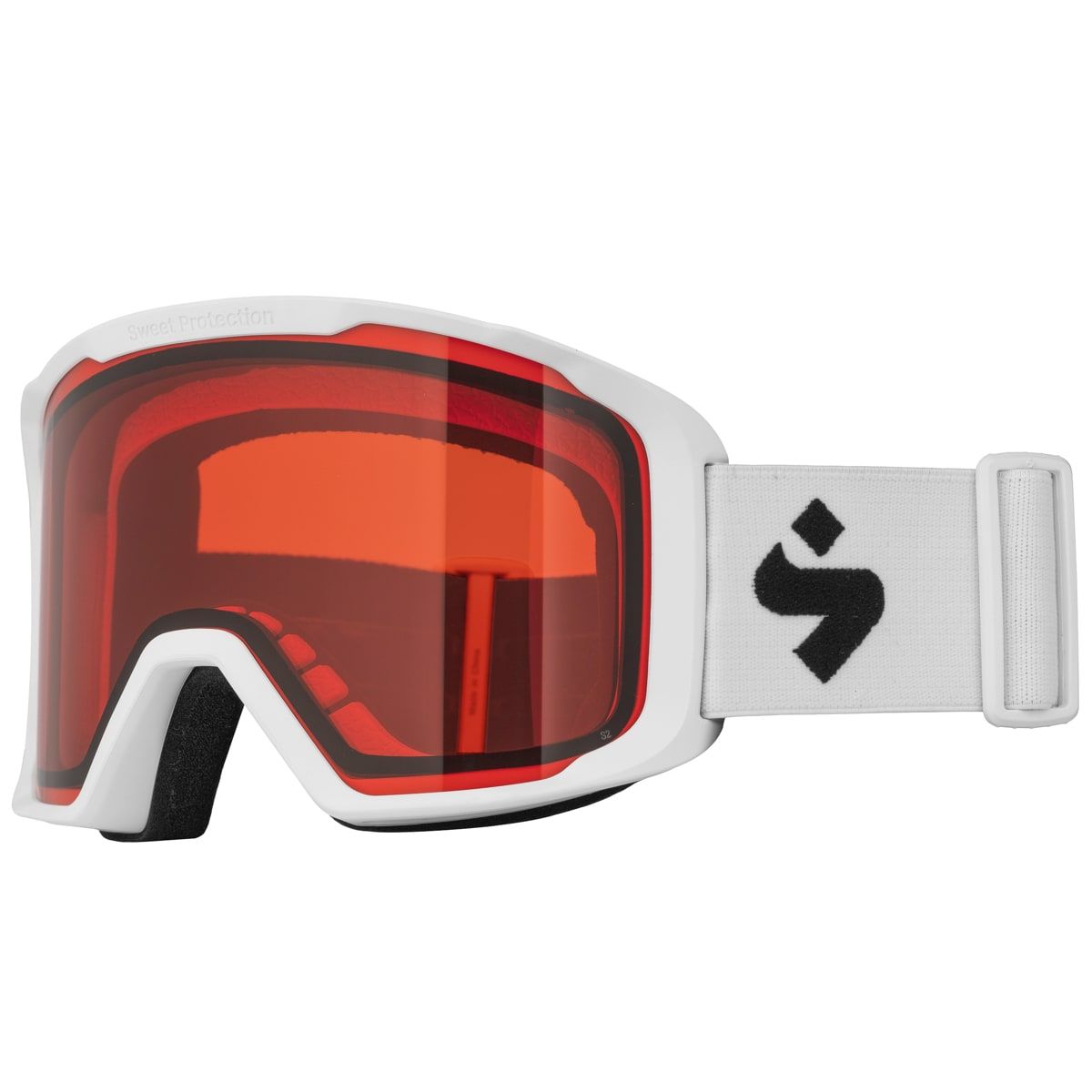 Sweet Protection Durden Orange/Satin White/White