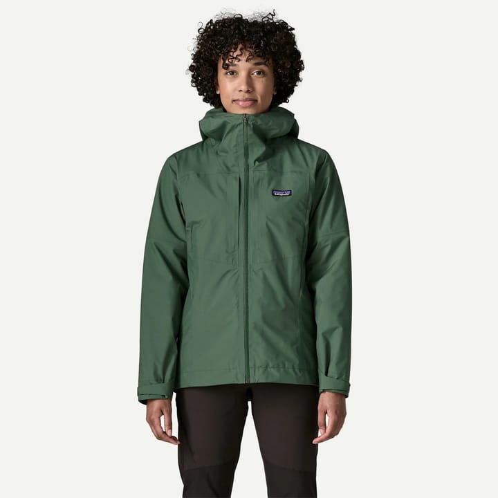 Patagonia Women's Insulated Boulder Fork Rain Jacket Canopy Green Patagonia