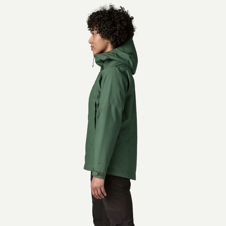 Patagonia Women's Insulated Boulder Fork Rain Jacket Canopy Green Patagonia