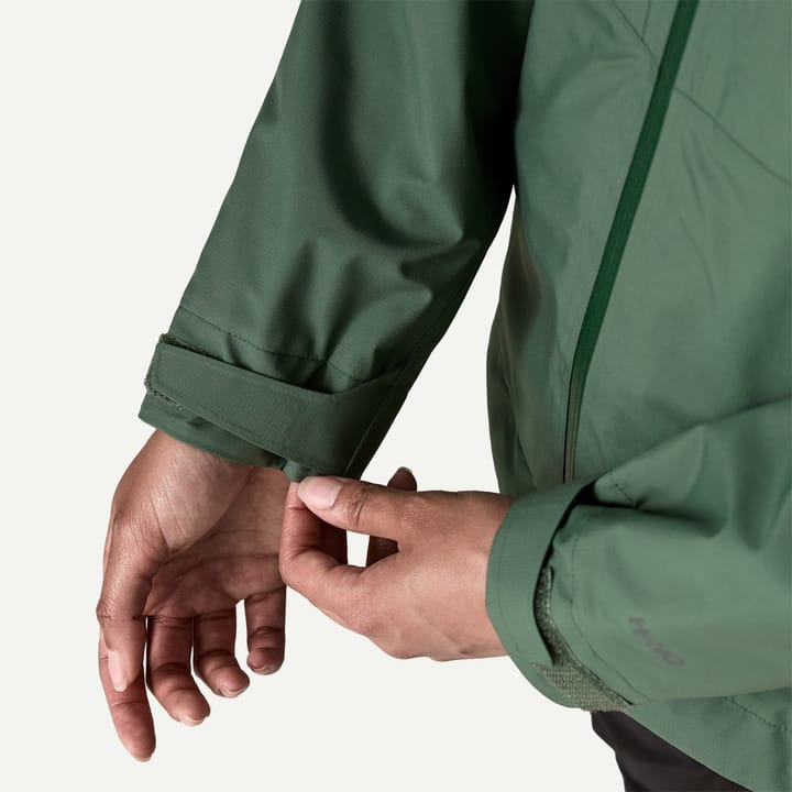 Patagonia Women's Insulated Boulder Fork Rain Jacket Canopy Green Patagonia