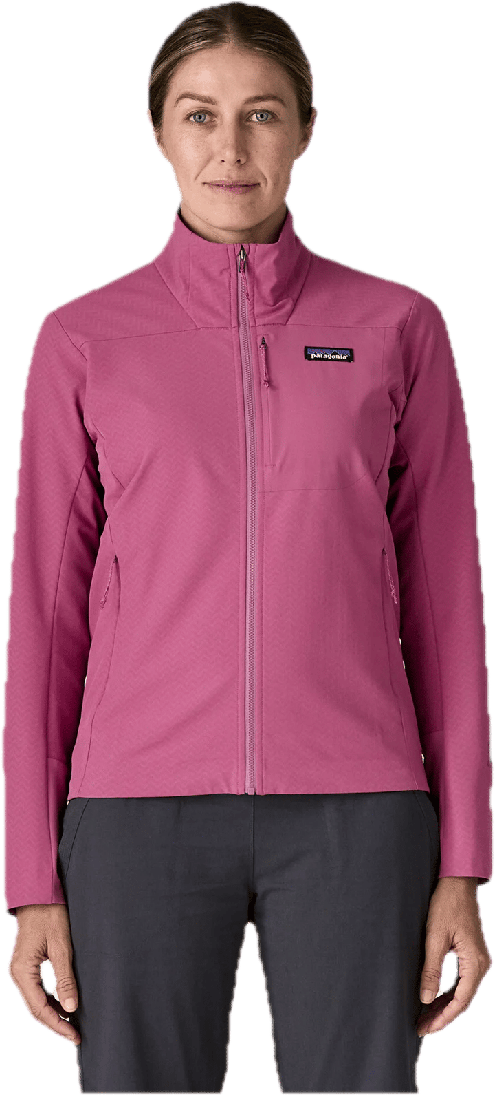 Patagonia W'S R1 CrossStrata Jacket Aquatic Blue Patagonia