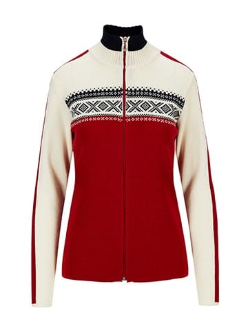 Dale of Norway Dystingen Fem Jacket Raspberry Offwhite Navy Dale of Norway