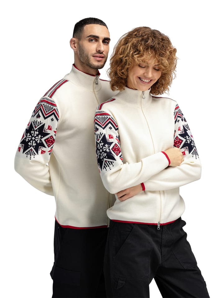 Dale of Norway Varberg Feminine Jacket Offwhite Marine Raspberry Dale of Norway