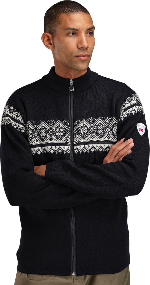 Dale of Norway Men's Moritz Jacket Dark Charcoal Black Offwhite Dale of Norway