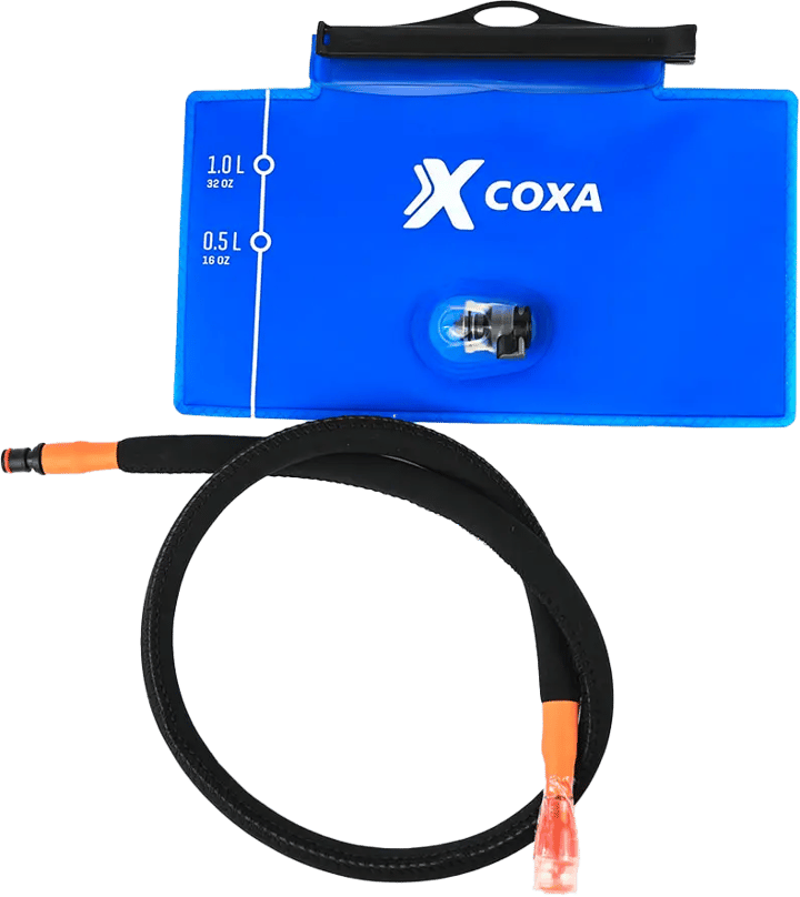 Coxa Carry Insulated Hose with 1,2 L Bladder and Race Mouth Piece Blue Coxa Carry