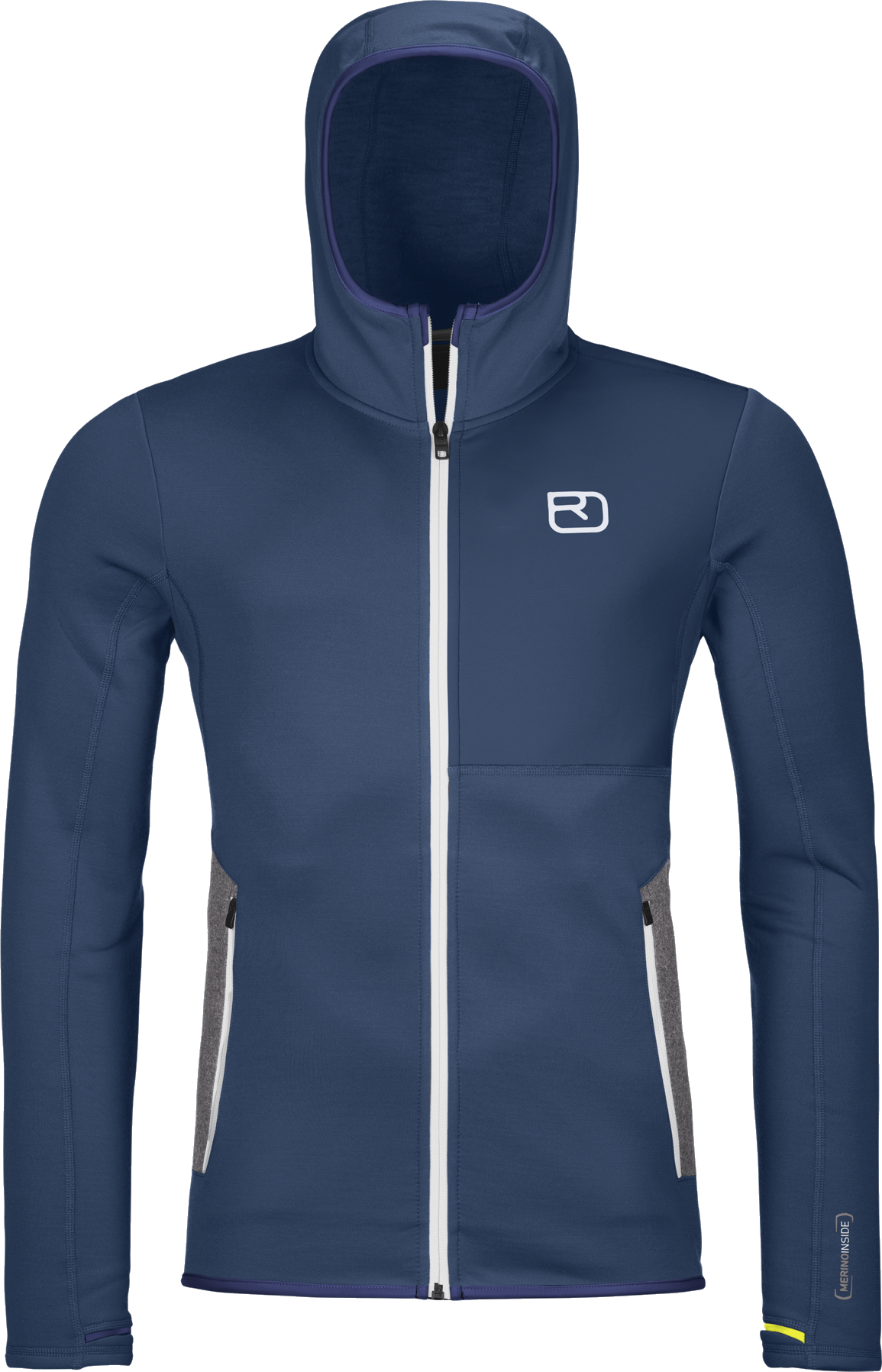 Ortovox Men's Fleece Hoody Deep Ocean