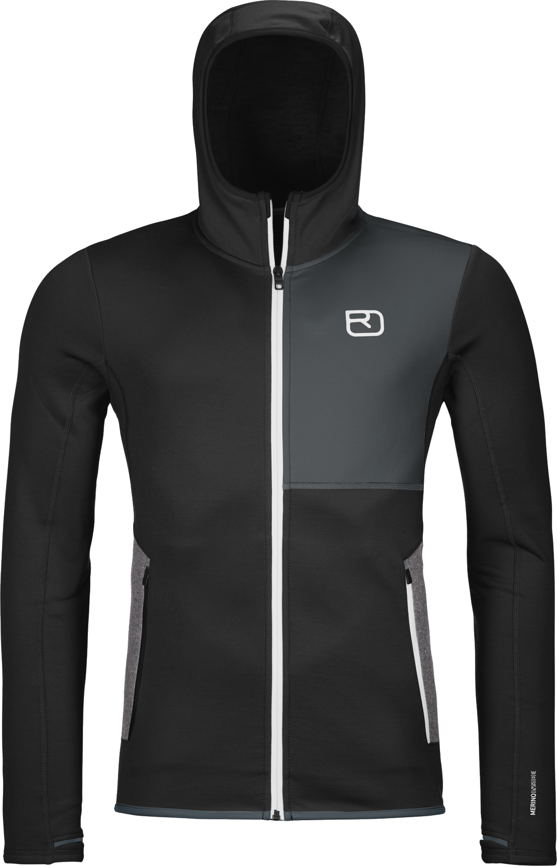 Ortovox Men's Fleece Hoody Black Raven