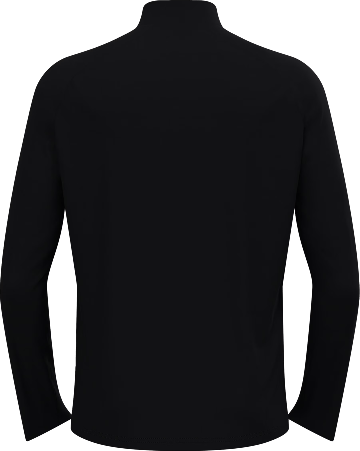 Odlo Men's Mid Layer Essential 1/2 Zip Black - Black Odlo
