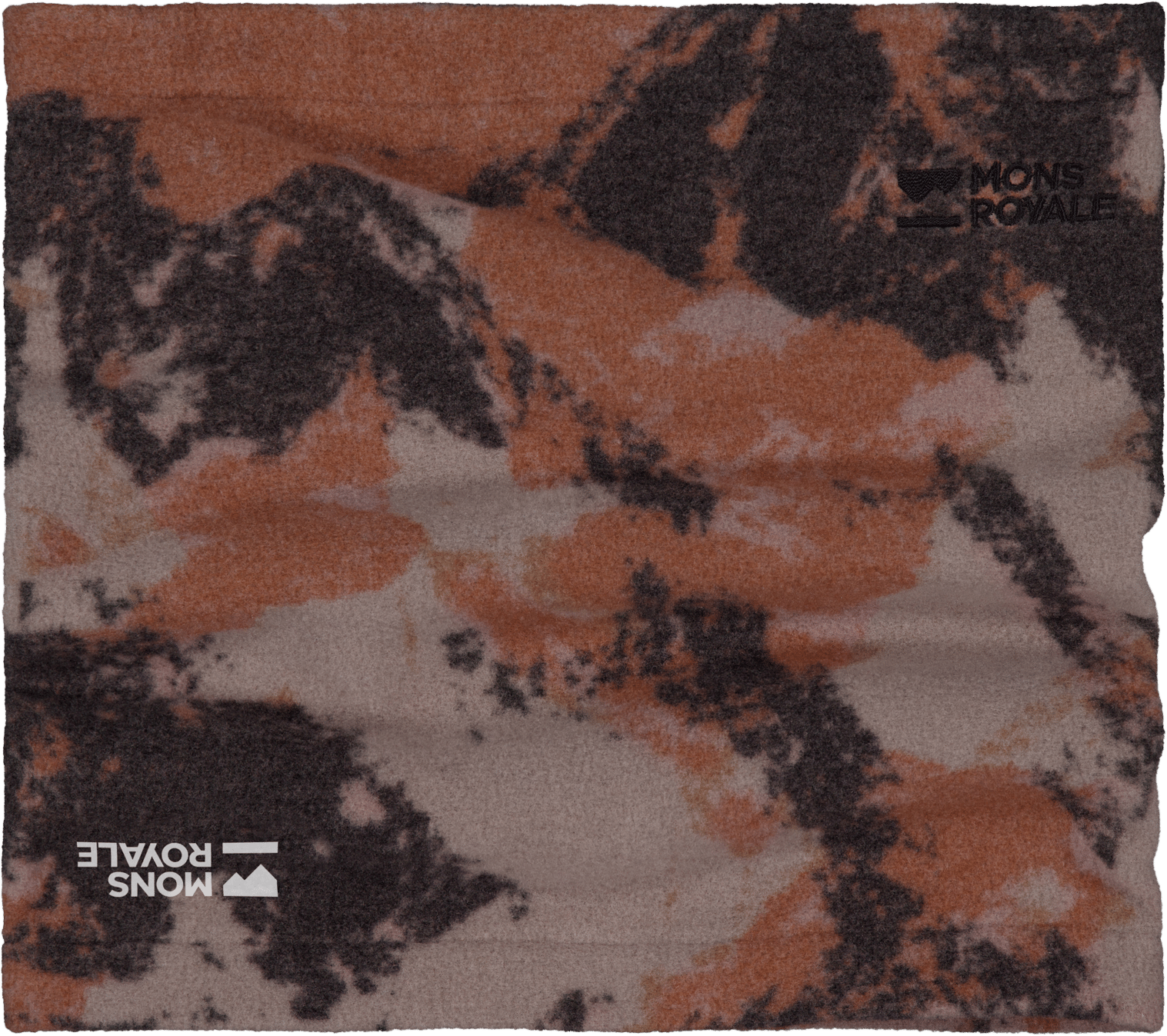 Mons Royale Pilup Wool Fleece Neckwarmer Mtn Camo