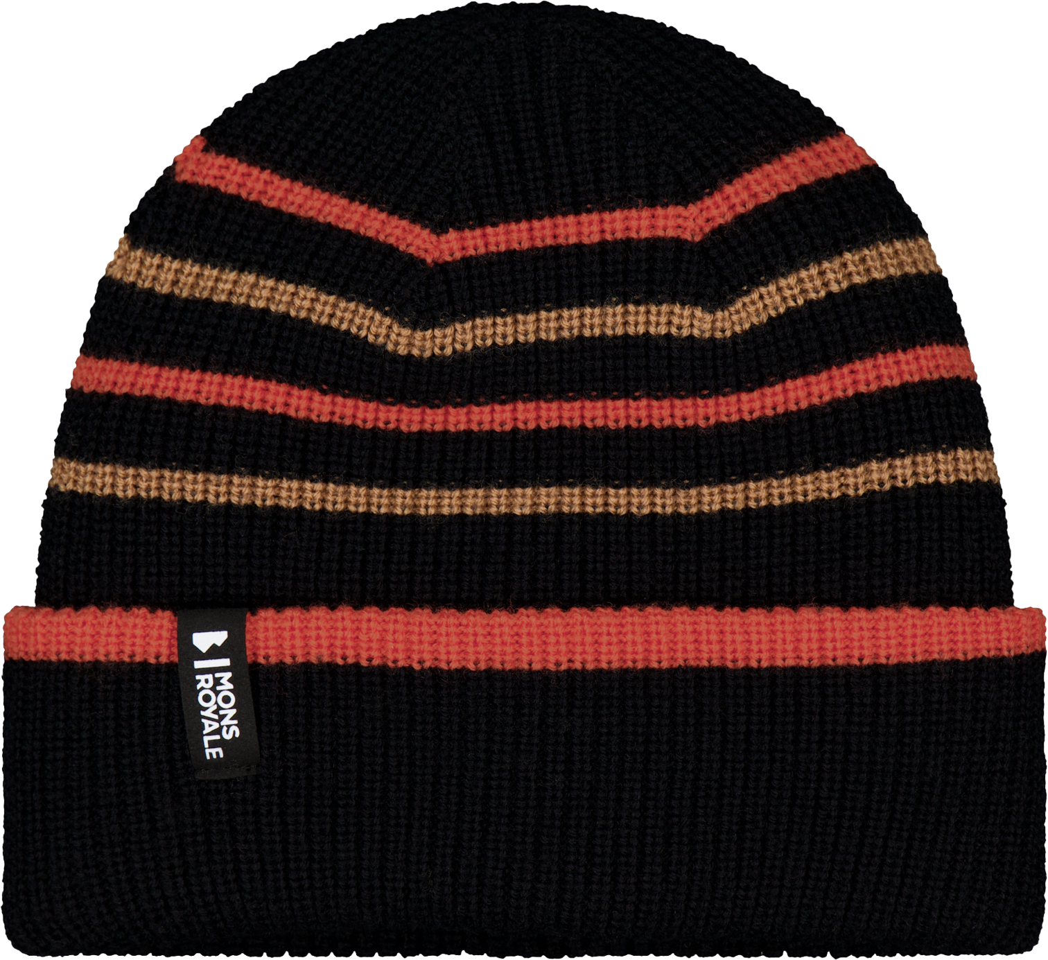 Mons Royale Stripey Merino Beanie