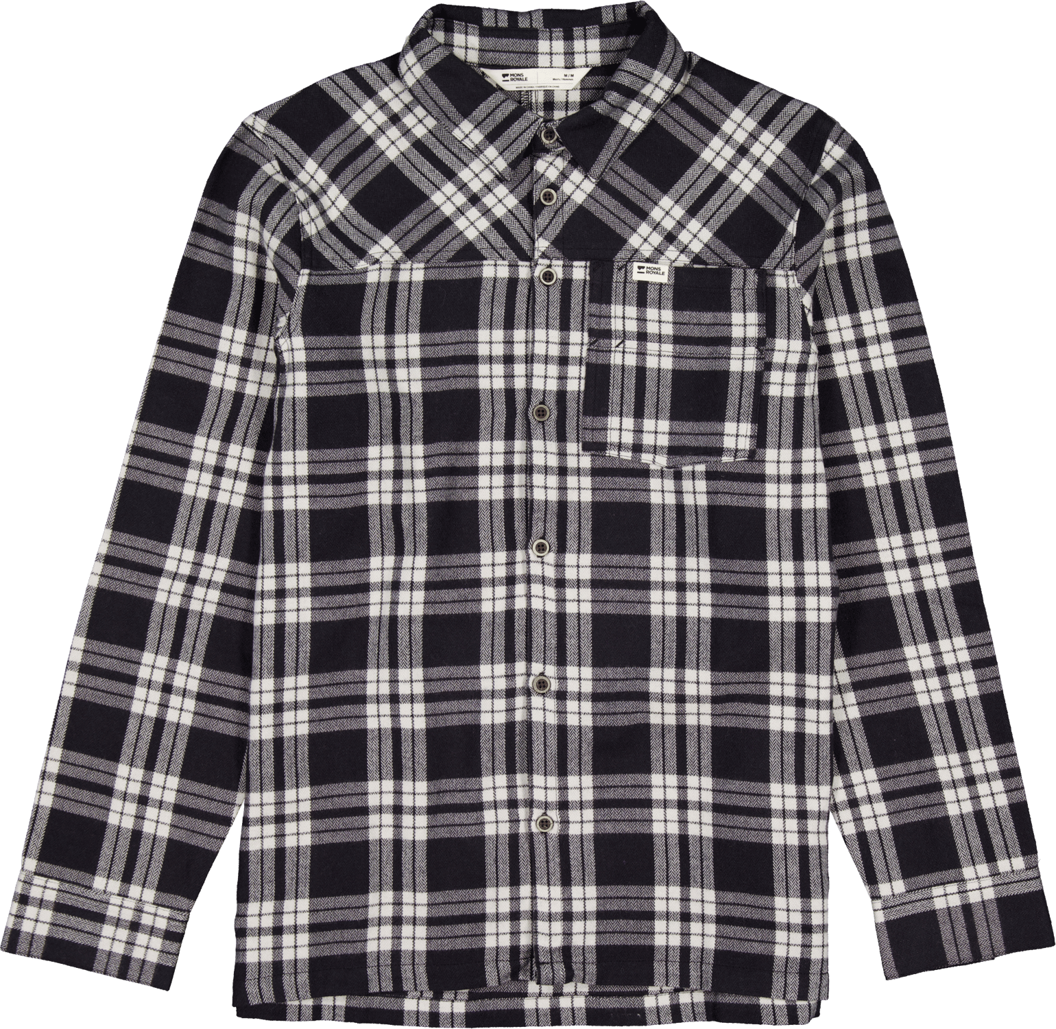 Mons Royale Men´s Atmerino Flanell  Black