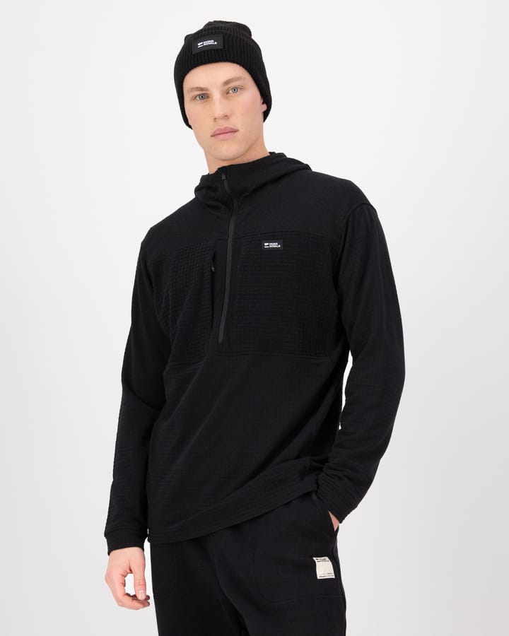 Mons Royale Men´s Offgrid Fleece 1/2 Zip Long Sleeve Black Mons Royale