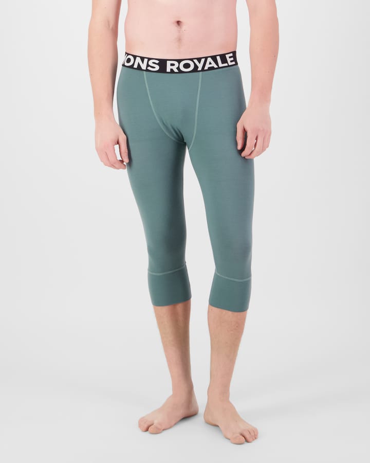 Mons Royale Men´s Cascade Merino Base Layer 3/4 Legging Burnt Sage Mons Royale