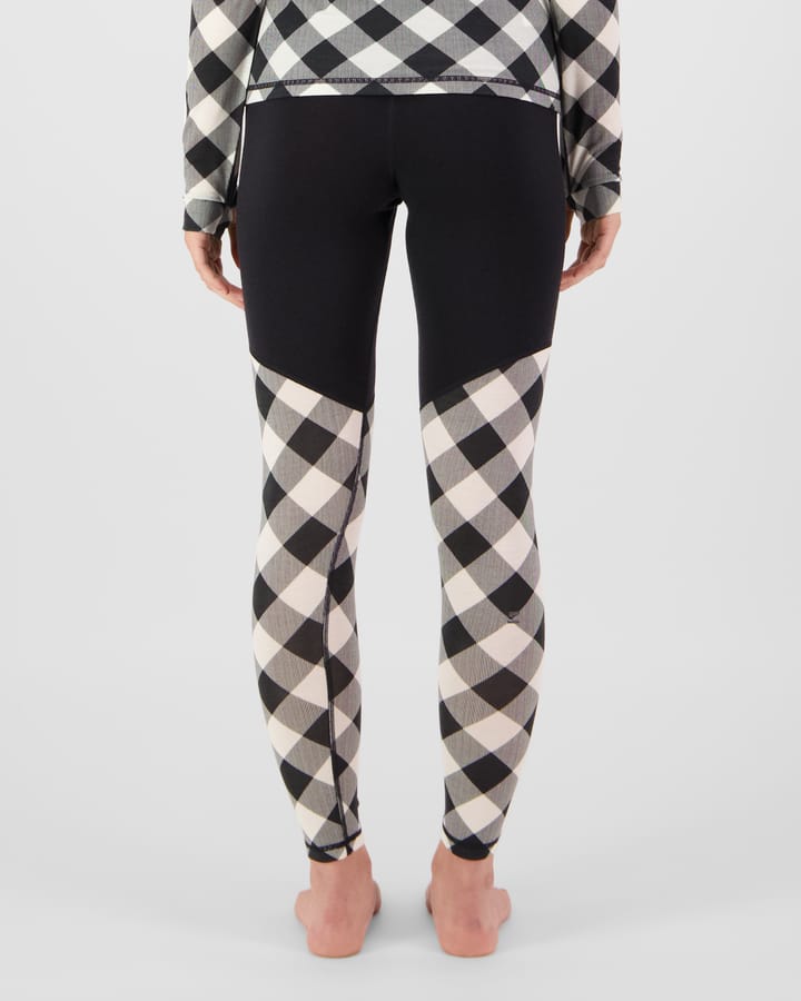 Mons Royale Women´s Cascade Merino Base Layer Legging Check/black Mons Royale