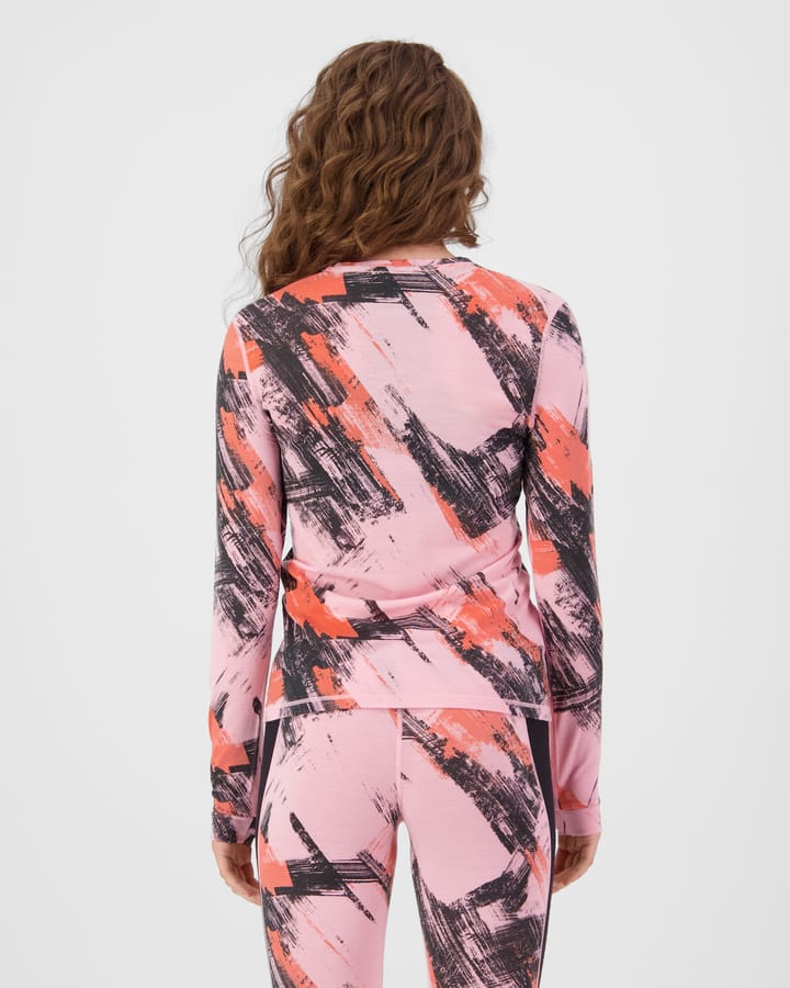 Mons Royale Women´s Cascade Merino Base Layer Long Sleeve Paintbrush Pink Mons Royale