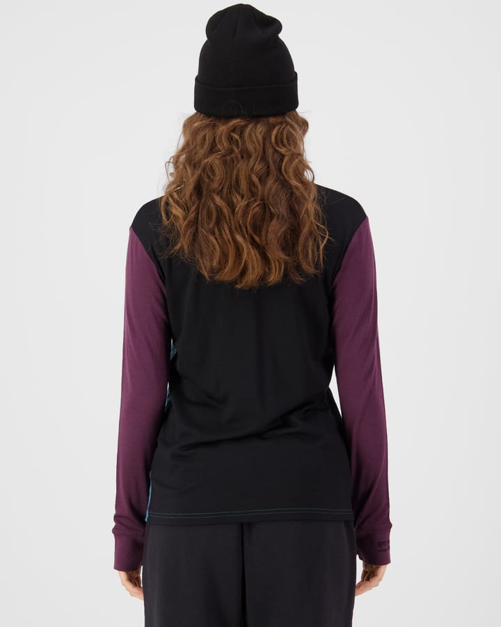 Mons Royale Women´s Yotei Long Sleeve Jasper/fig/black Mons Royale