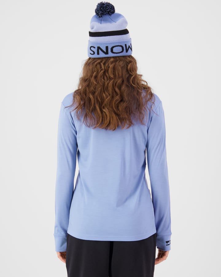 Mons Royale Women´s Yotei Long Sleeve Ice Blue/moonstone Mons Royale