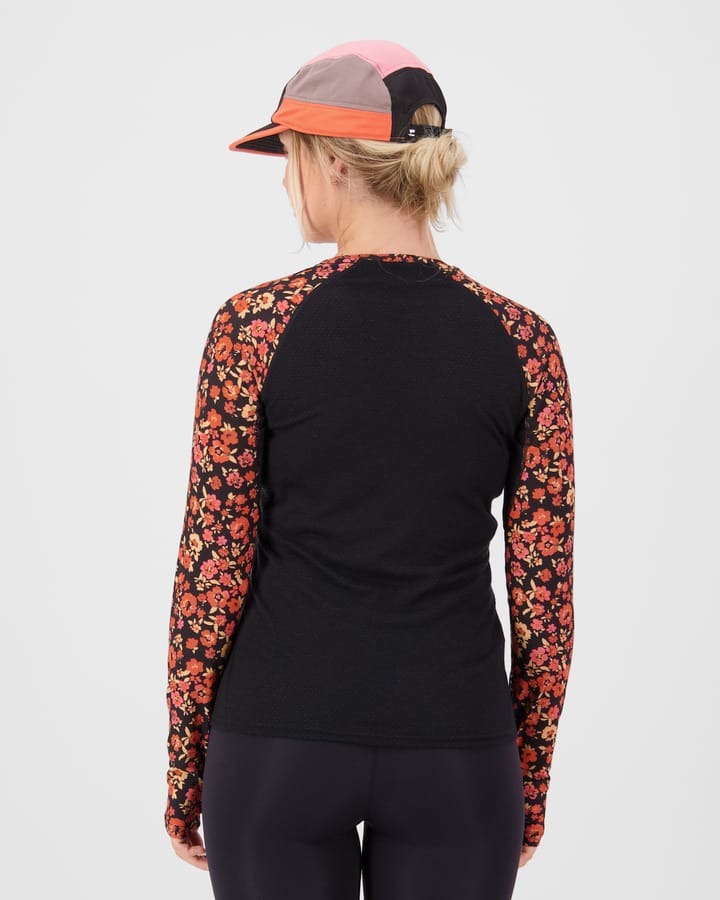 Mons Royale Women´s Bella Merino Long Sleeve  Ditzy Camo/black Mons Royale