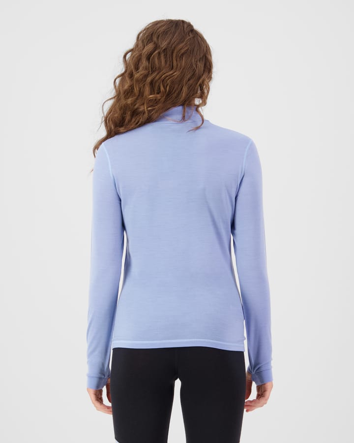 Mons Royale Women´s Cascade Mock Neck Long Sleeve Moonstone Mons Royale