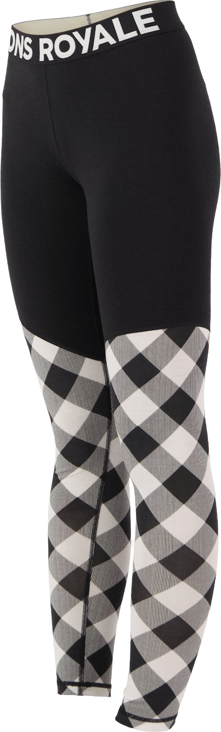 Mons Royale Women´s Cascade Merino Base Layer Legging Check/black Mons Royale