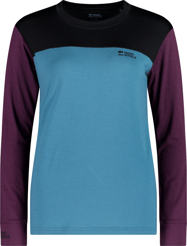 Mons Royale Women´s Yotei Long Sleeve Jasper/fig/black Mons Royale