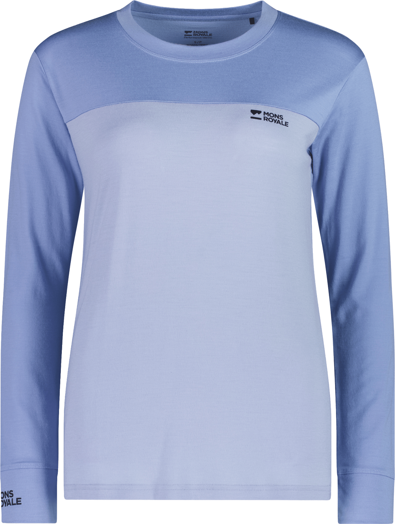 Mons Royale Women´s Yotei Long Sleeve Ice Blue/moonstone