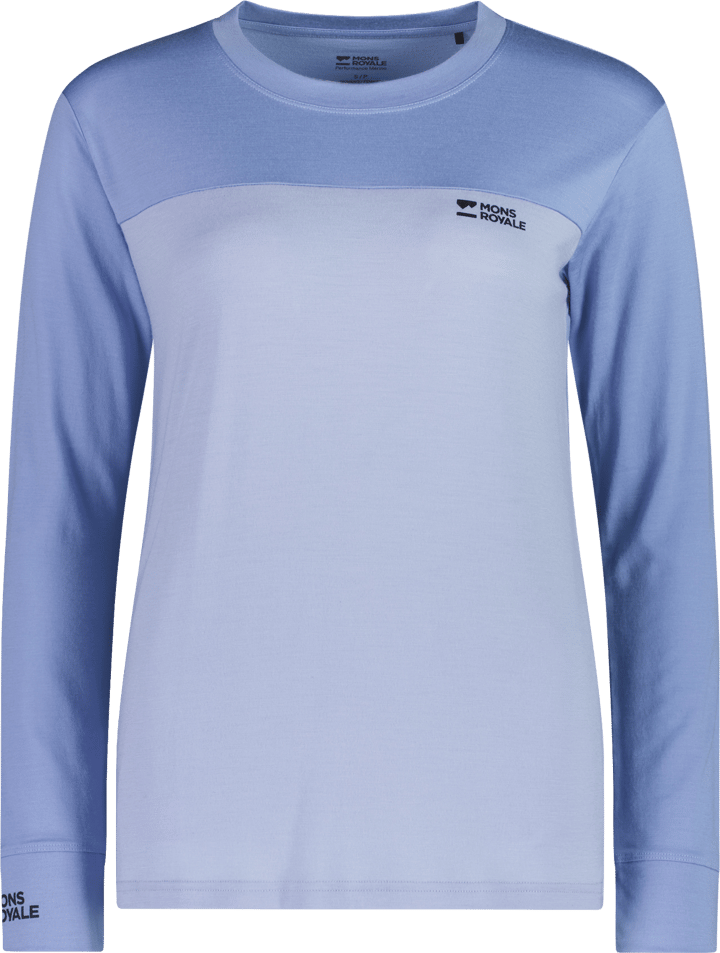 Mons Royale Women´s Yotei Long Sleeve Ice Blue/moonstone Mons Royale