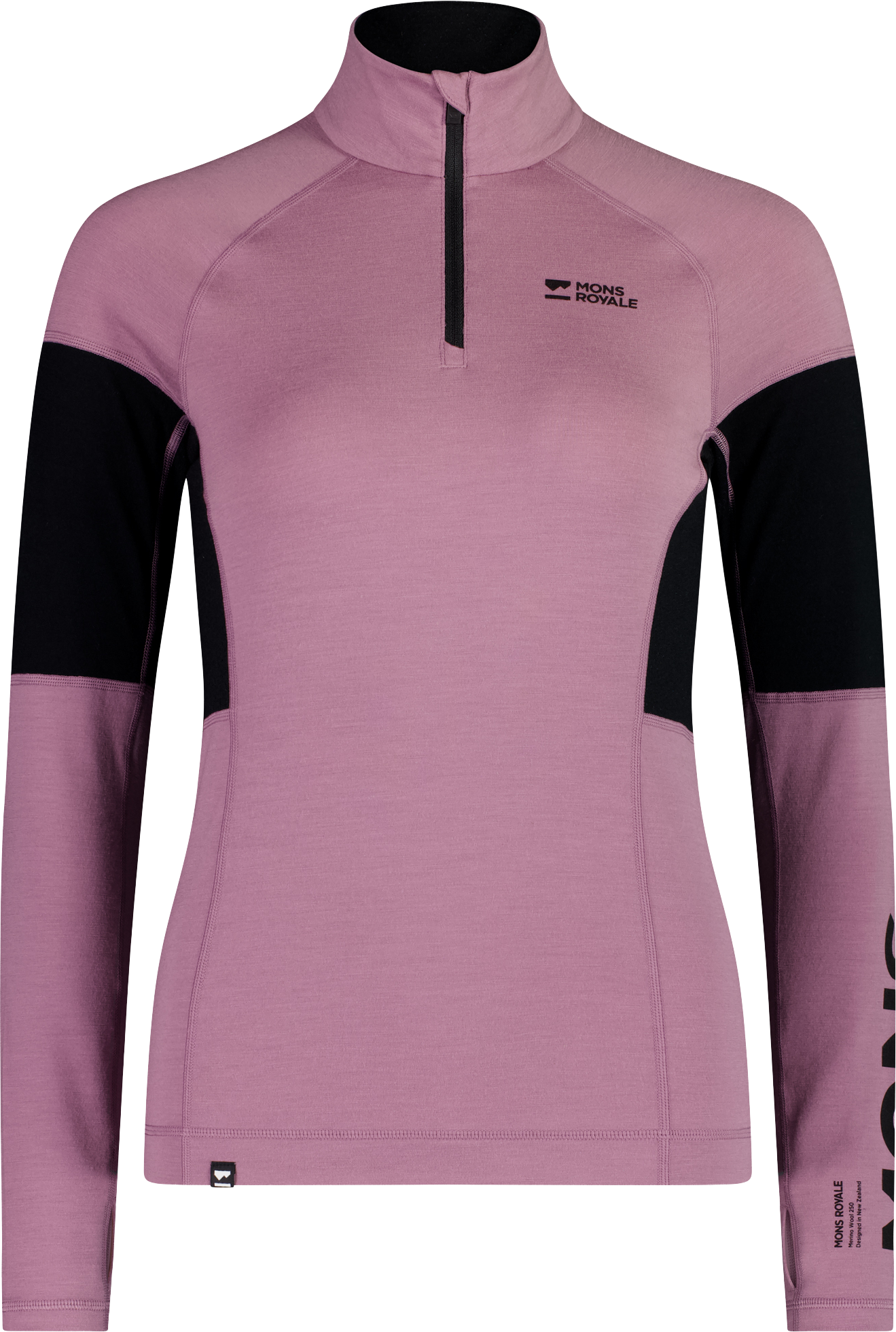 Mons Royale Women´s Olympus 1/4 Zip Long Sleeve