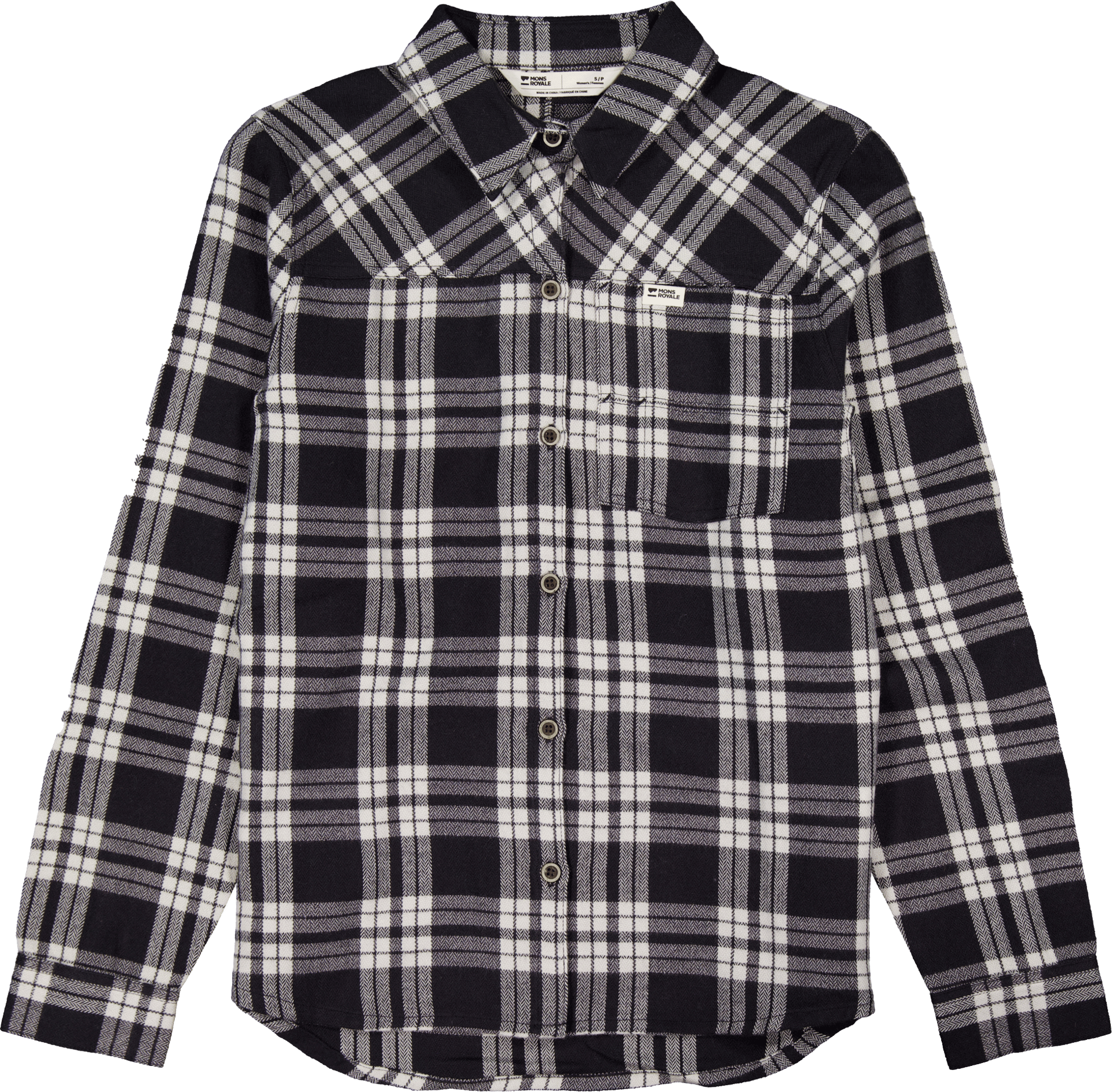 Mons Royale Women´s Atmerino Flanell skjortor & blusar dam