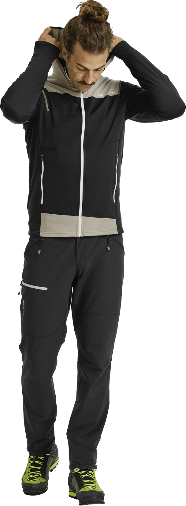 Ortovox Men's Fleece Light Hoody Black Raven Ortovox
