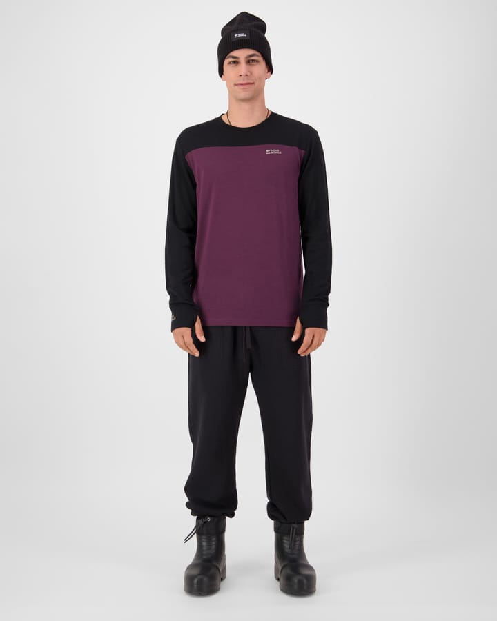 Mons Royale Men´s Yotei Long Sleeve Fig/black Mons Royale