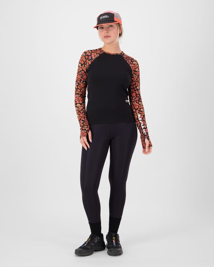 Mons Royale Women´s Bella Merino Long Sleeve  Ditzy Camo/black Mons Royale