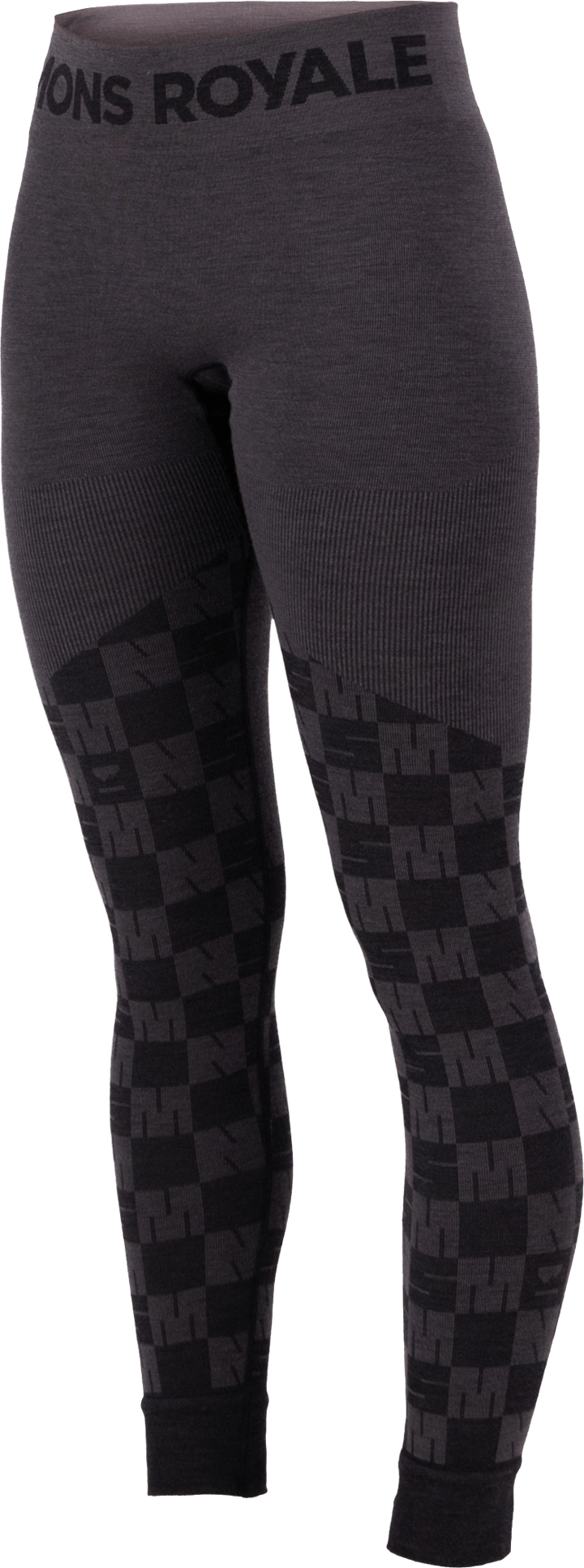 Mons Royale Women's Ascender Merino Seamless Legging Forged Iron/Black Mons Royale