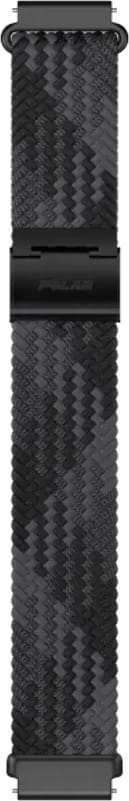 Polar Braided Yarn Wristband, 20 mm Black Polar
