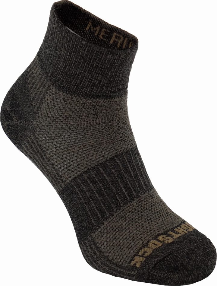 Wrightsock Merino Coolmesh II Quater Anti Blister System Timber Wrightsock