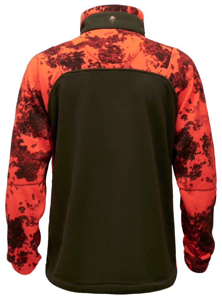 Pinewood Men's Oviken Fleecejacket Strata Blaze/H.Green Pinewood