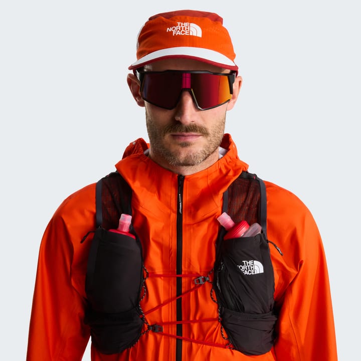 The North Face Summer LT Run Hat Iron Clay/Pearl Stone/Lava Red The North Face