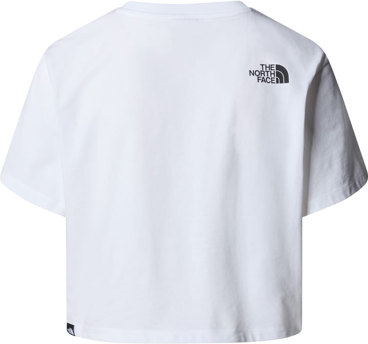 The North Face W Cropped Simple Dome Tee TNF White The North Face