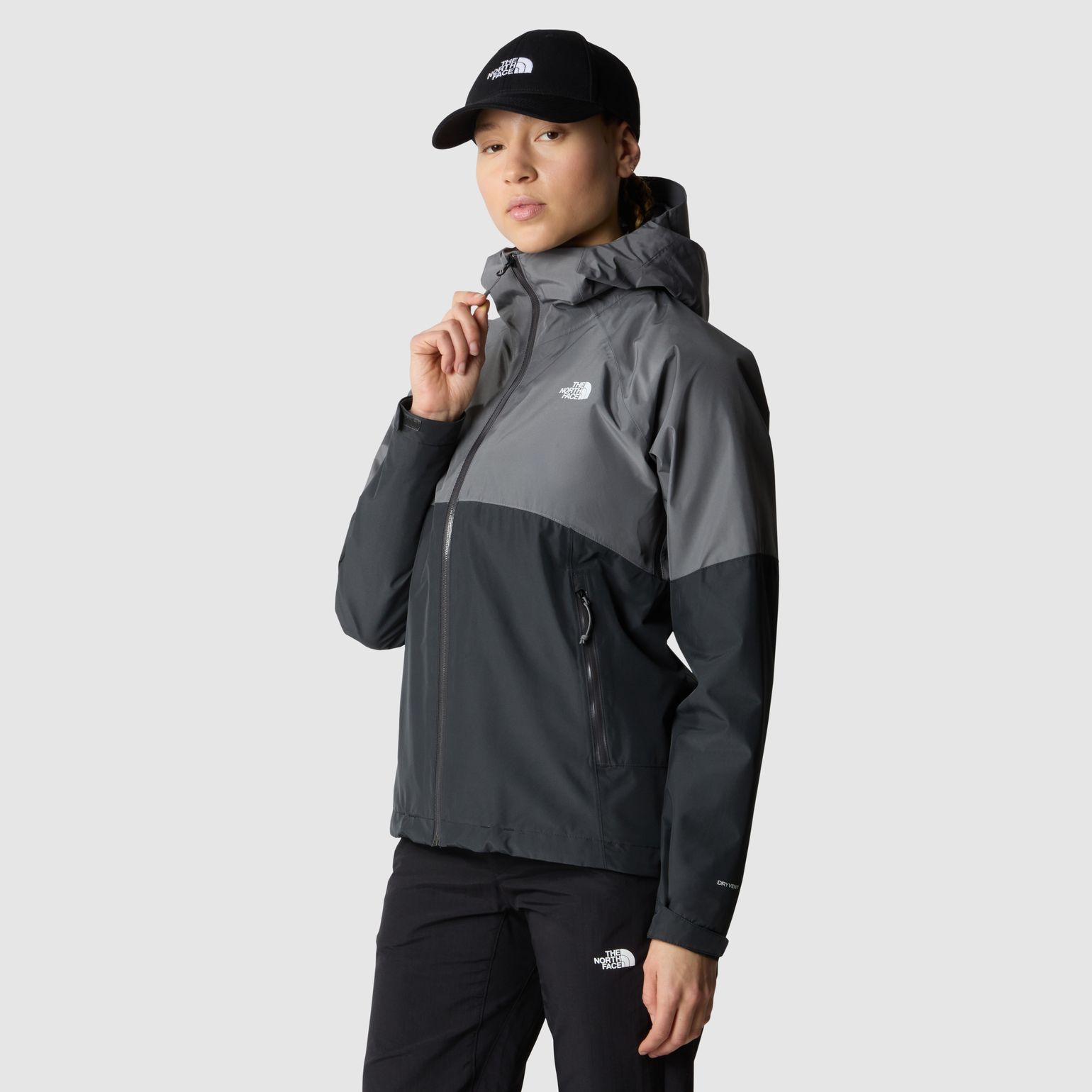 The North Face Women's Diablo Dynamic Zip-In Jacket Smoked Pearl/Asphalt Grey