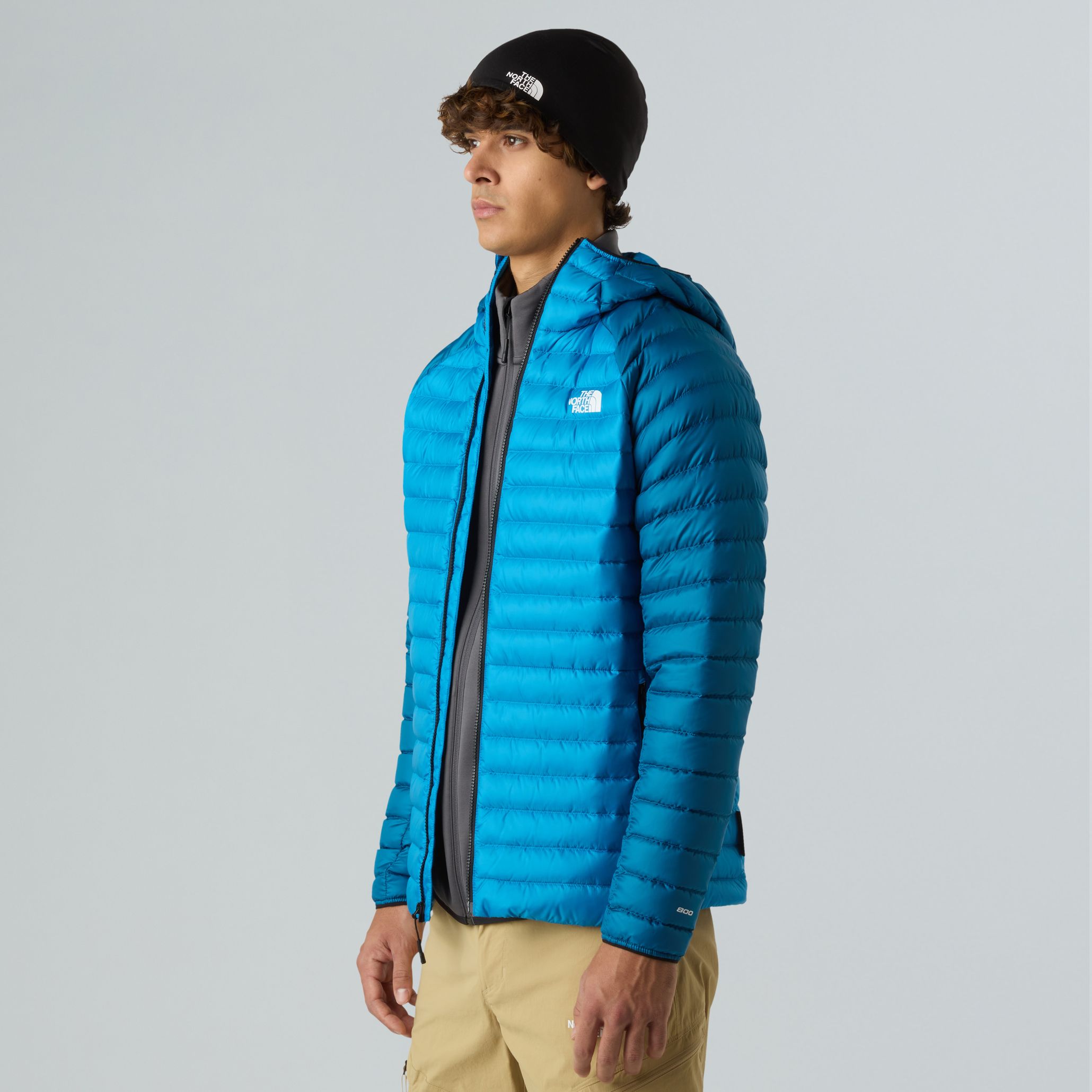 The North Face Men's Bettaforca Hooded Down Jacket Skyline Blue/Adriatic Blue/NPF