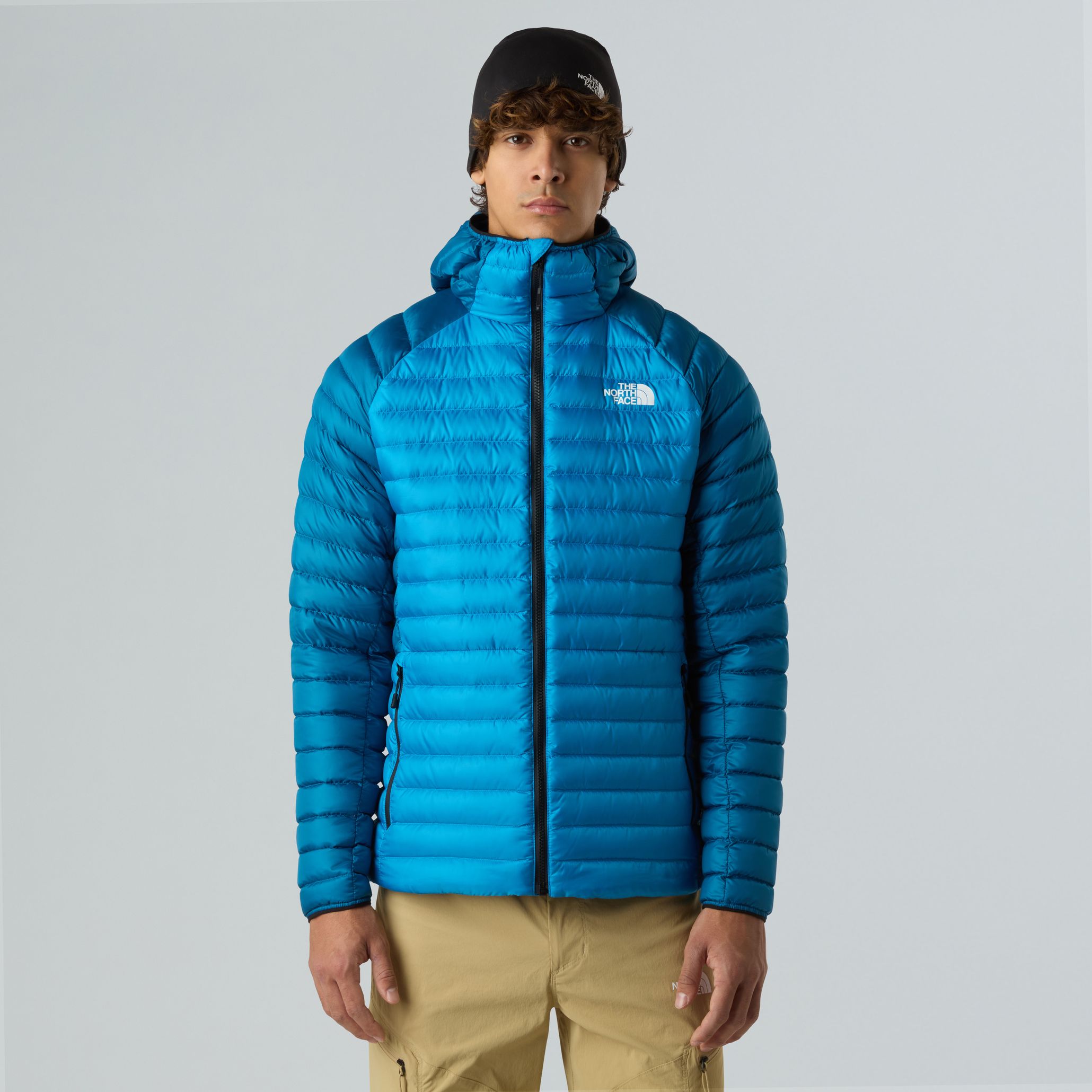 The North Face Men's Bettaforca Hooded Down Jacket Skyline Blue/Adriatic Blue/NPF