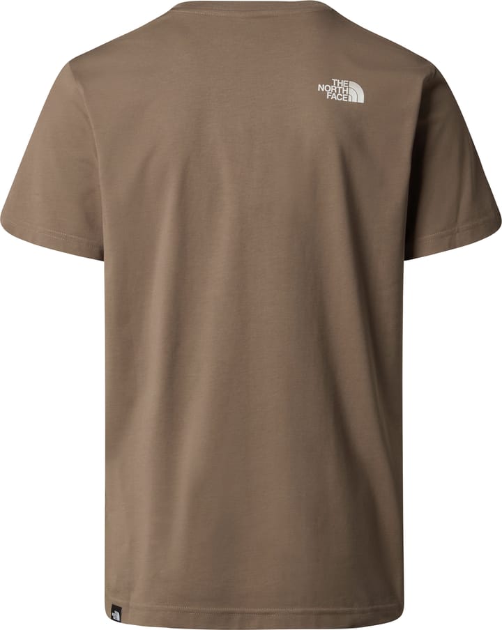 The North Face Men's Simple Dome T-Shirt Mocha Brown The North Face The North Face Men's Simple Dome T-Shirt Mocha Brown The North Face