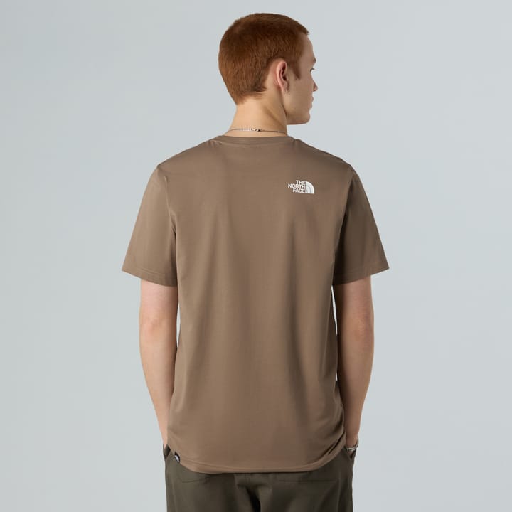The North Face Men's Simple Dome T-Shirt Mocha Brown The North Face The North Face Men's Simple Dome T-Shirt Mocha Brown The North Face