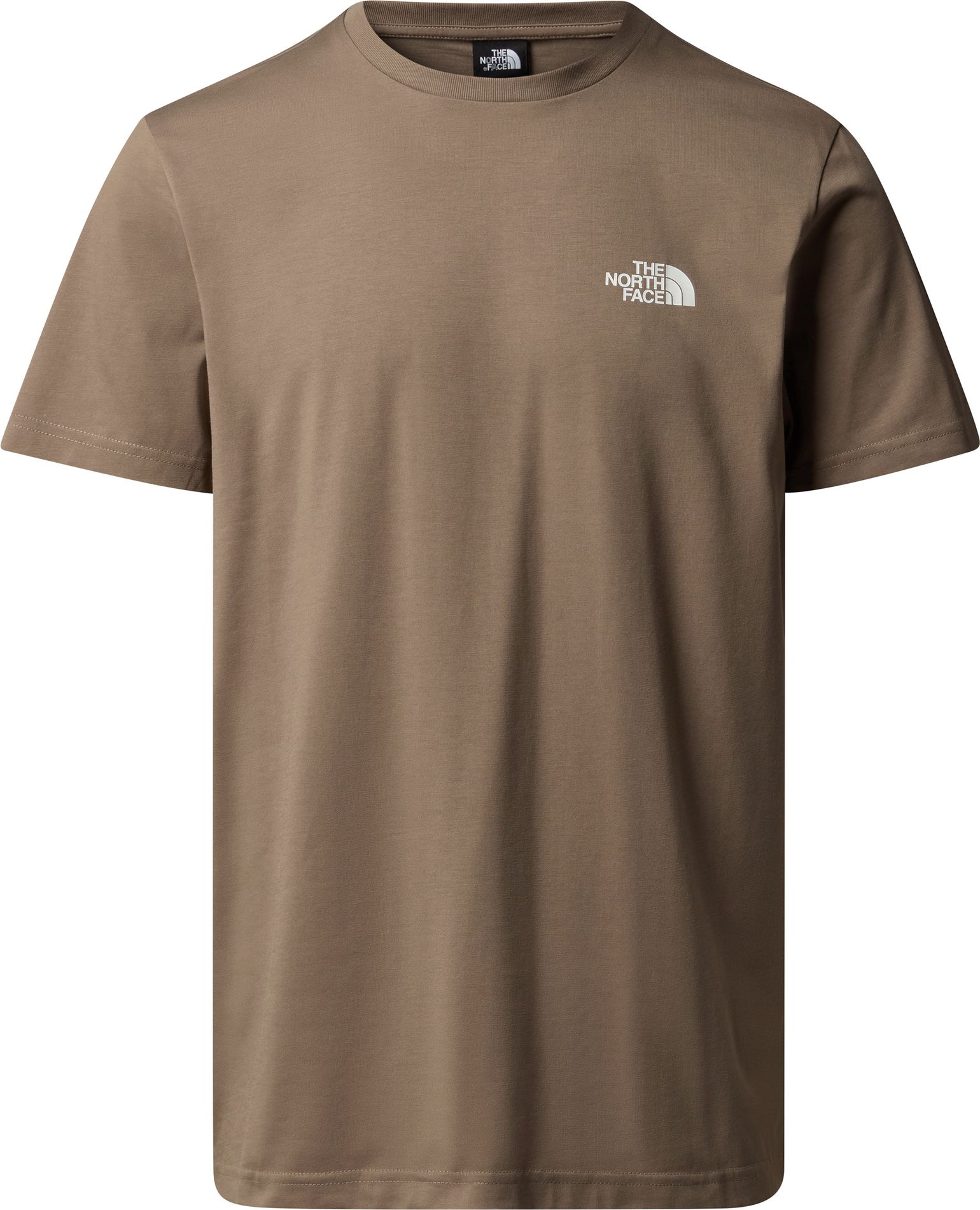 The North Face Men's Simple Dome T-Shirt Mocha Brown