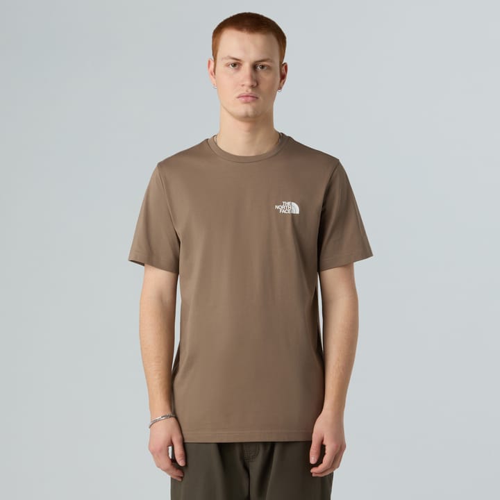 The North Face Men's Simple Dome T-Shirt Mocha Brown The North Face