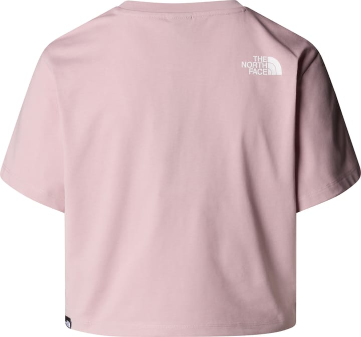The North Face Women's Cropped Simple Dome T-Shirt Metal Pink The North Face The North Face Women's Cropped Simple Dome T-Shirt Metal Pink The North Face